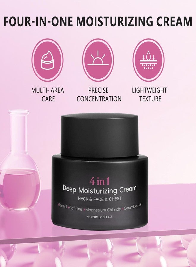 GROEI 4-in-1 Deep Moisturizing Cream with Retinol & Ceramides - Anti-Aging Face, Neck & Chest Cream - Firming, Wrinkle Reduction for All Skin Types - Image 4